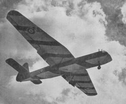 Airspeed AS.51 Horsa whrend des Landeanfluges